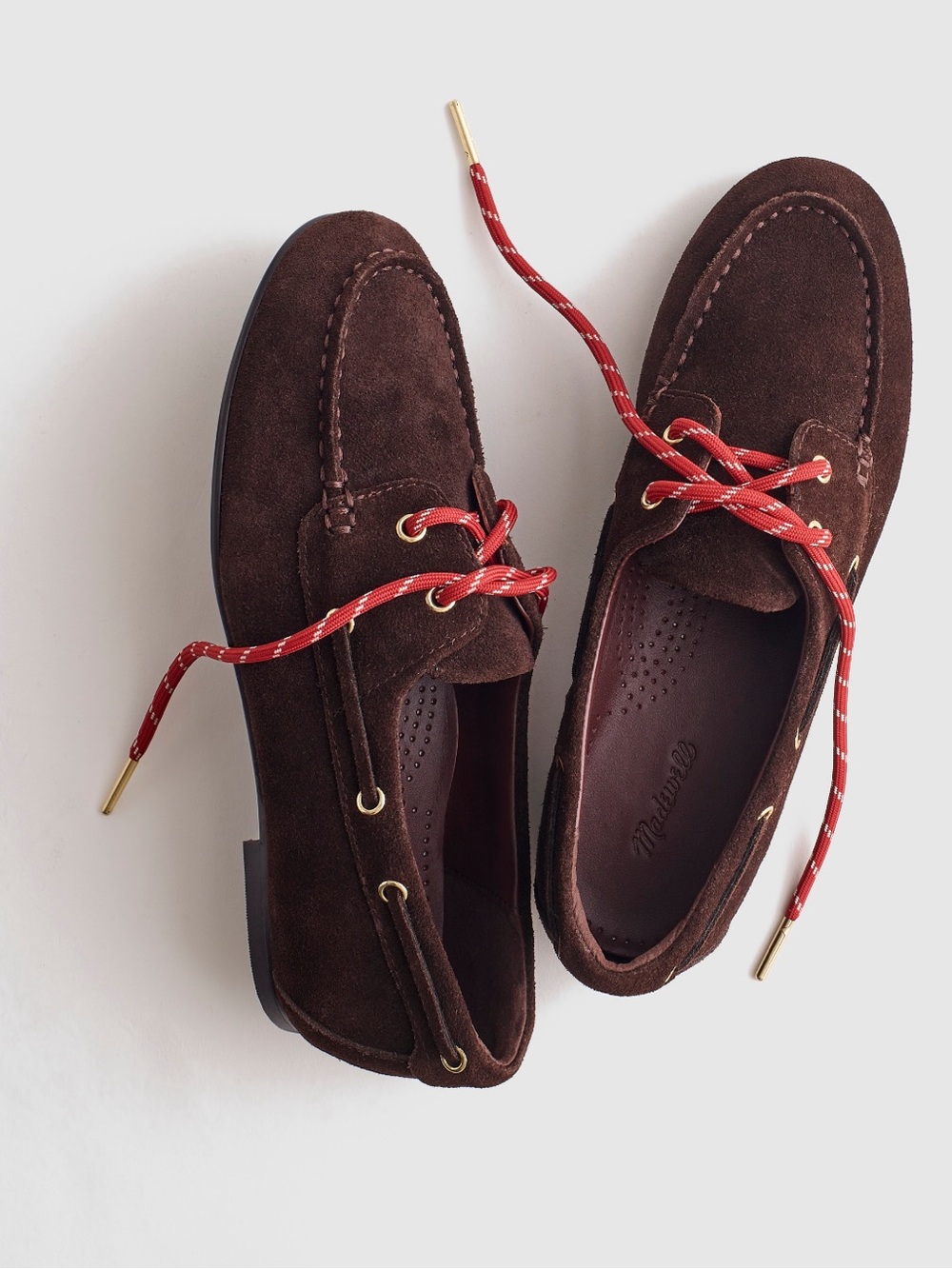 Madewell Jamie Boat Shoe in Dark Carob (size 8)